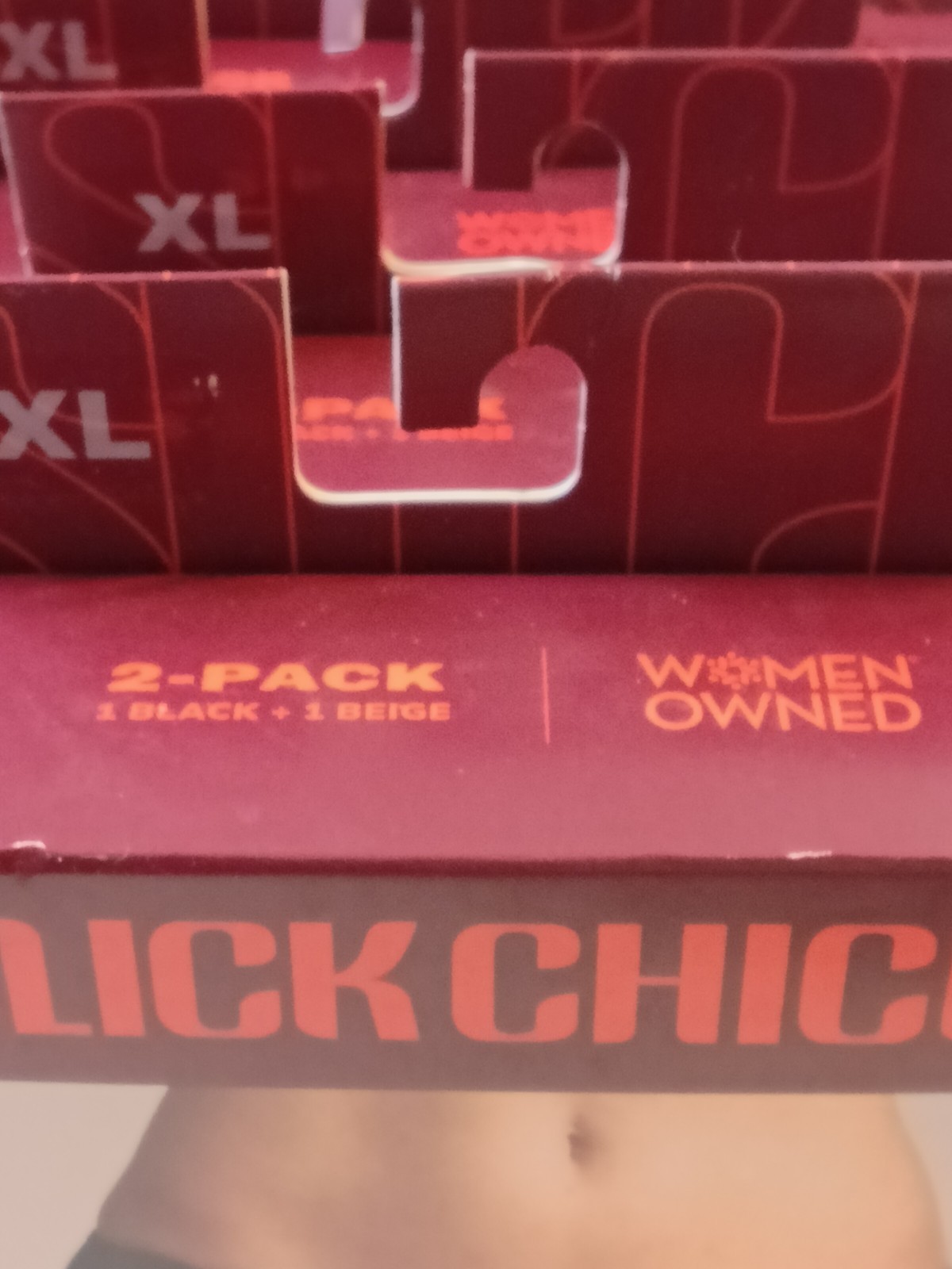 SLICK CHICKS Adaptive Classic Brief Panty Beige Sz Large Side Fastening 2 Pack