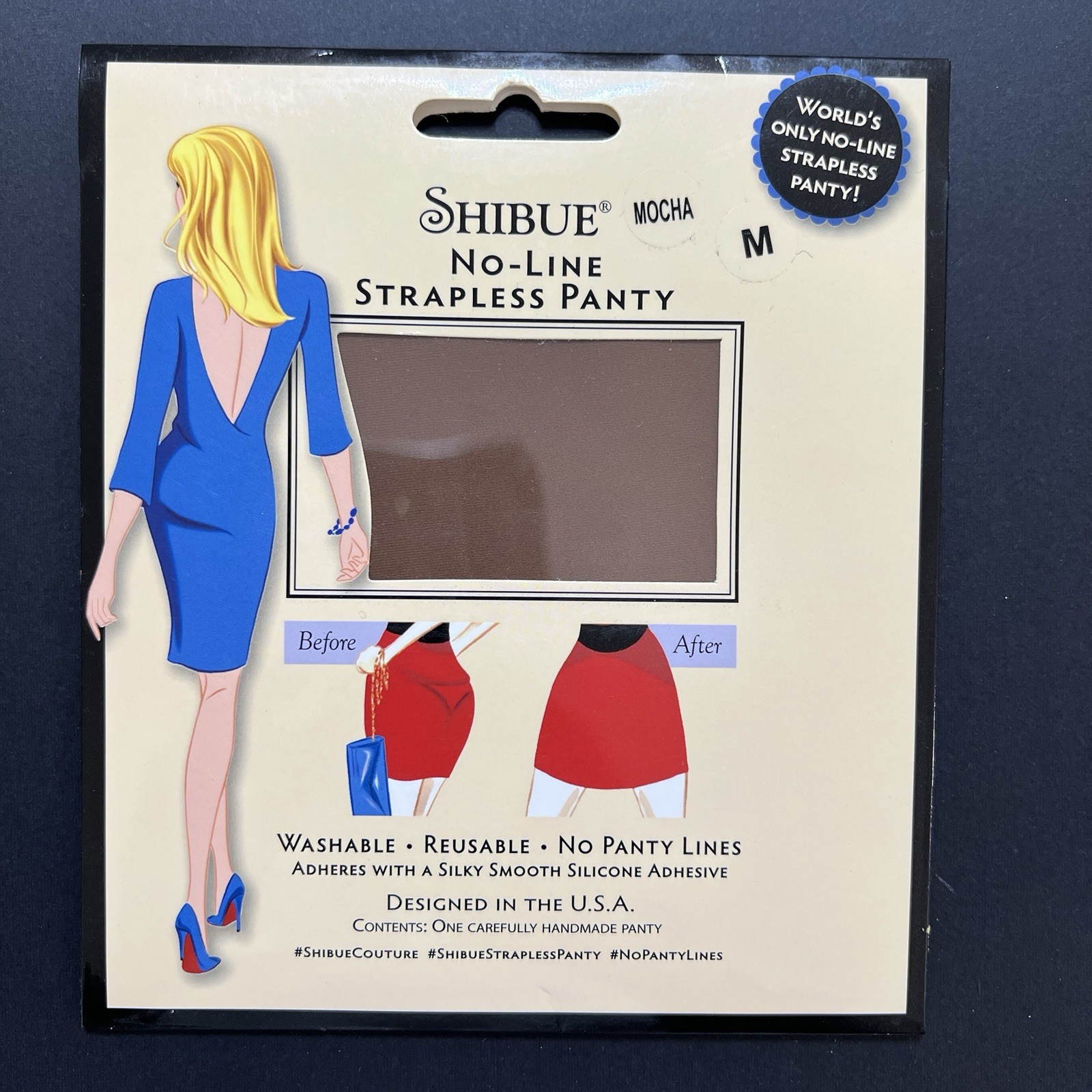 Shibue No Line Strapless Panty Made in USA
