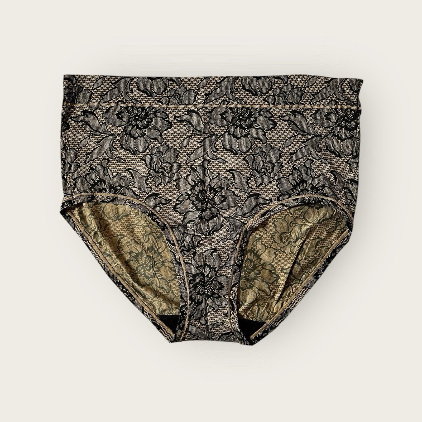 Lane Bryant Cacique Comfort Bliss Full Brief Panty 14/16 Bliss Lace Cafe