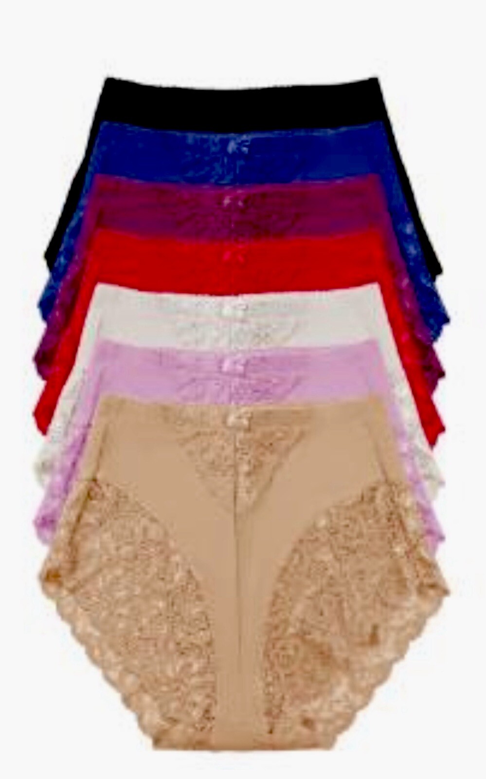6pcs Gorgeous HIGH WAIST Briefs Tummy Control GIRDLE Lace SHAPER Panties 31 Xl