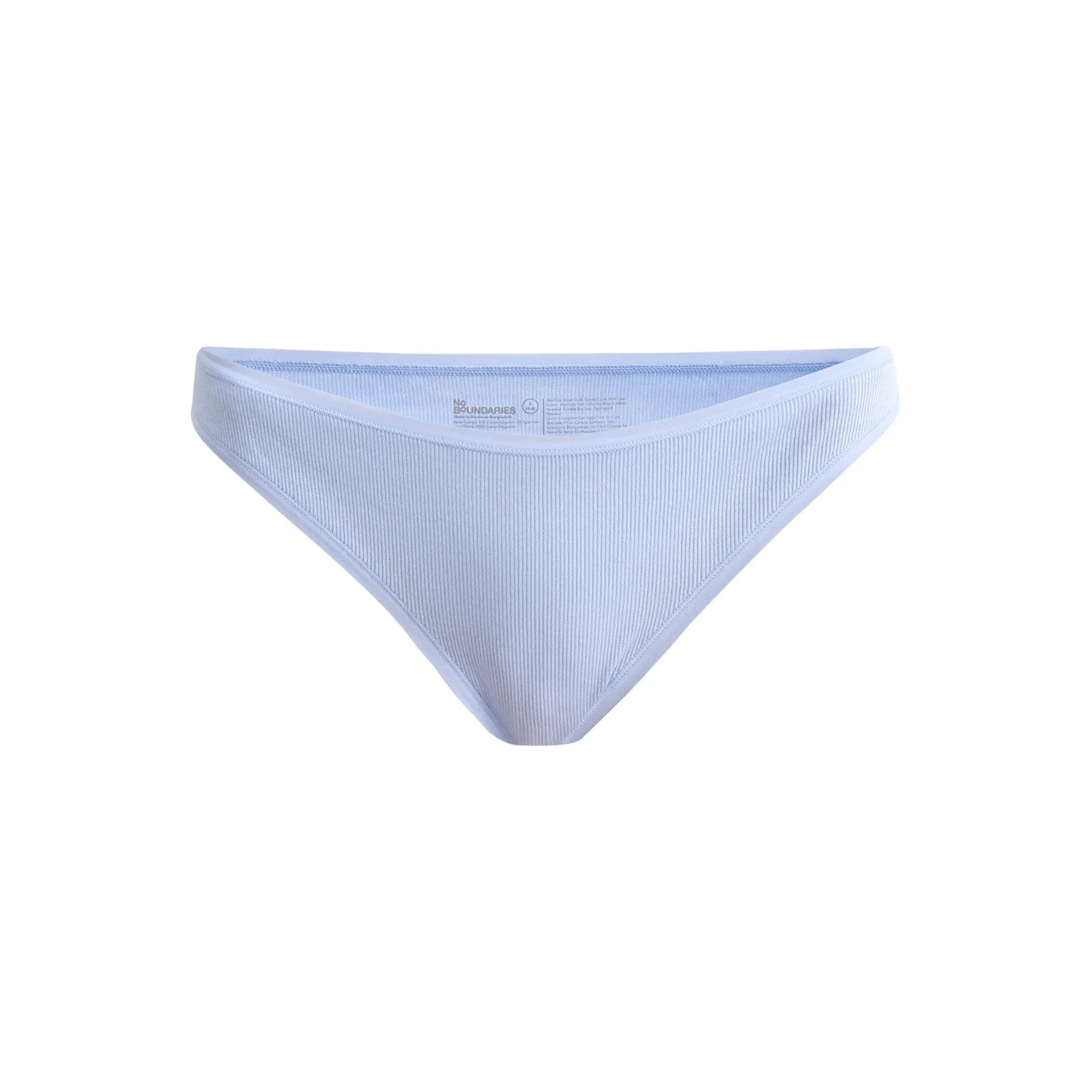 No Boundaries Women’s 5-Pack Cotton Bikini Panties, Assorted Colors Size XS(0/2)