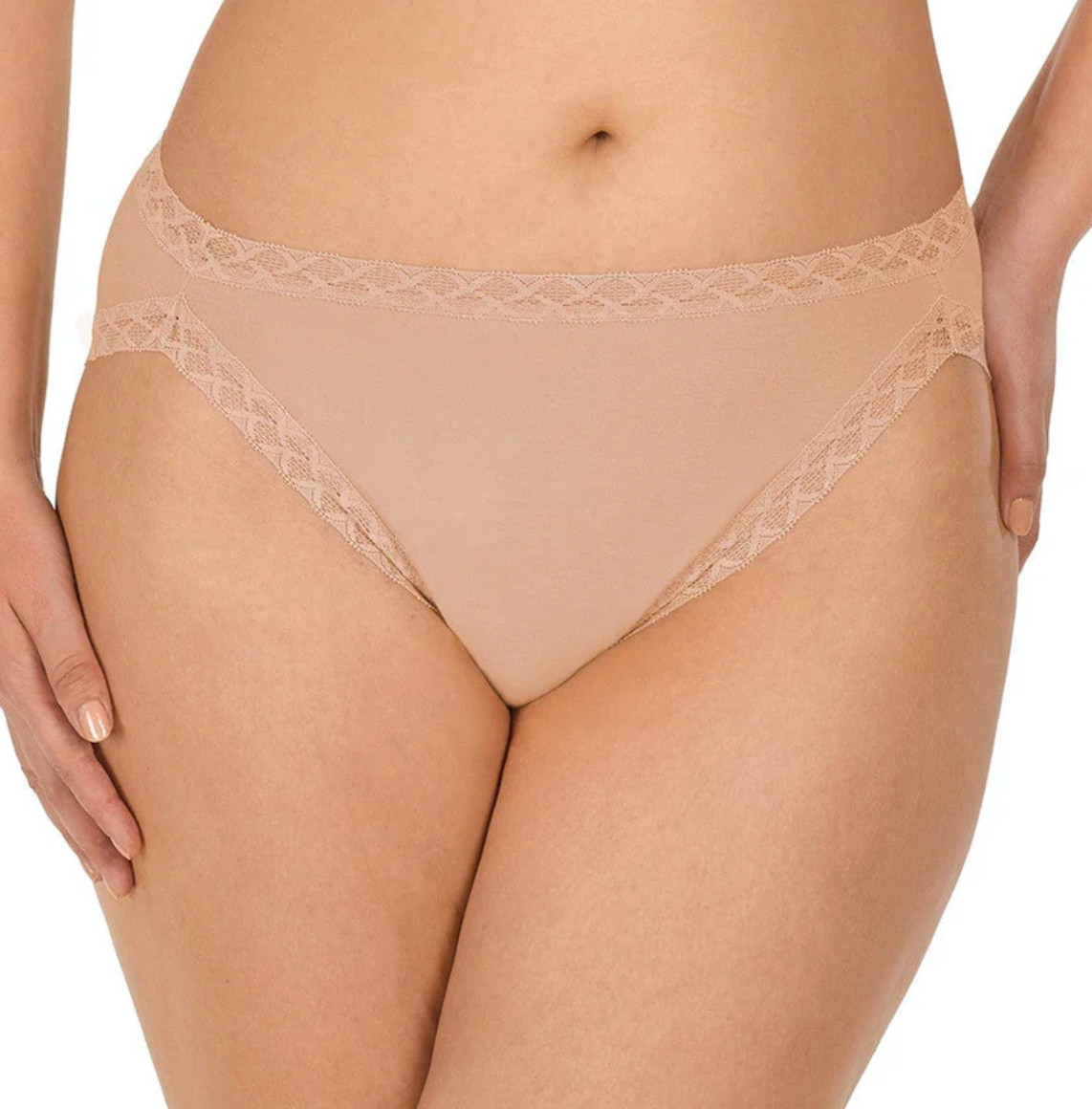 Natori XL Bliss French Cut Brief Panty NWOT 152058 Cafe