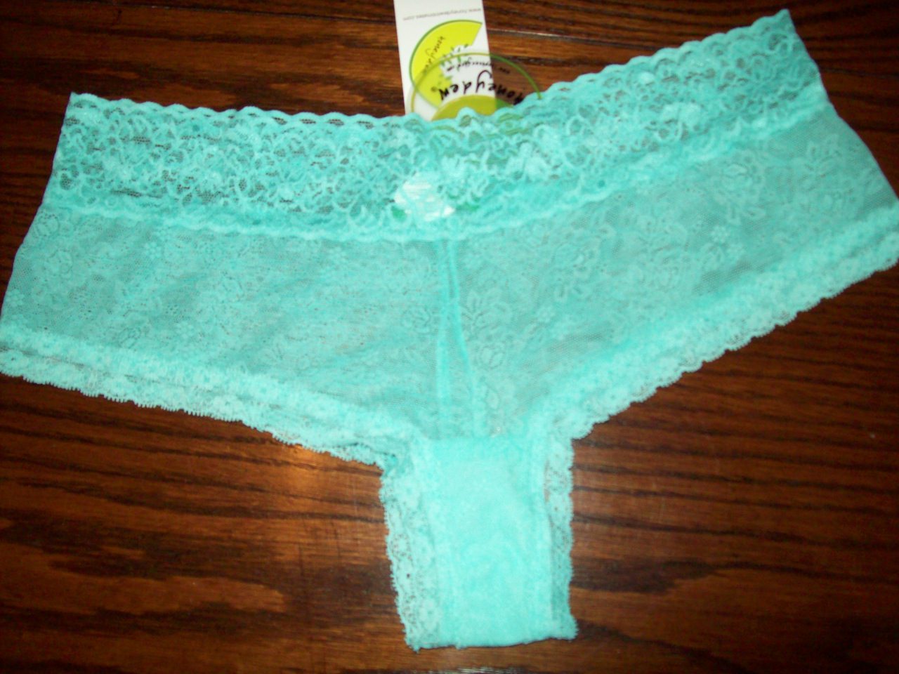 NWT HONEYDEW FLORAL LACE CHEEKY HIPSTER BOYSHORT PANTIES 241721 BRITE AQUA