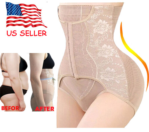 Women High-Waist Tummy Control Girdle Panties Body Shaper Butter Lifter Knicker