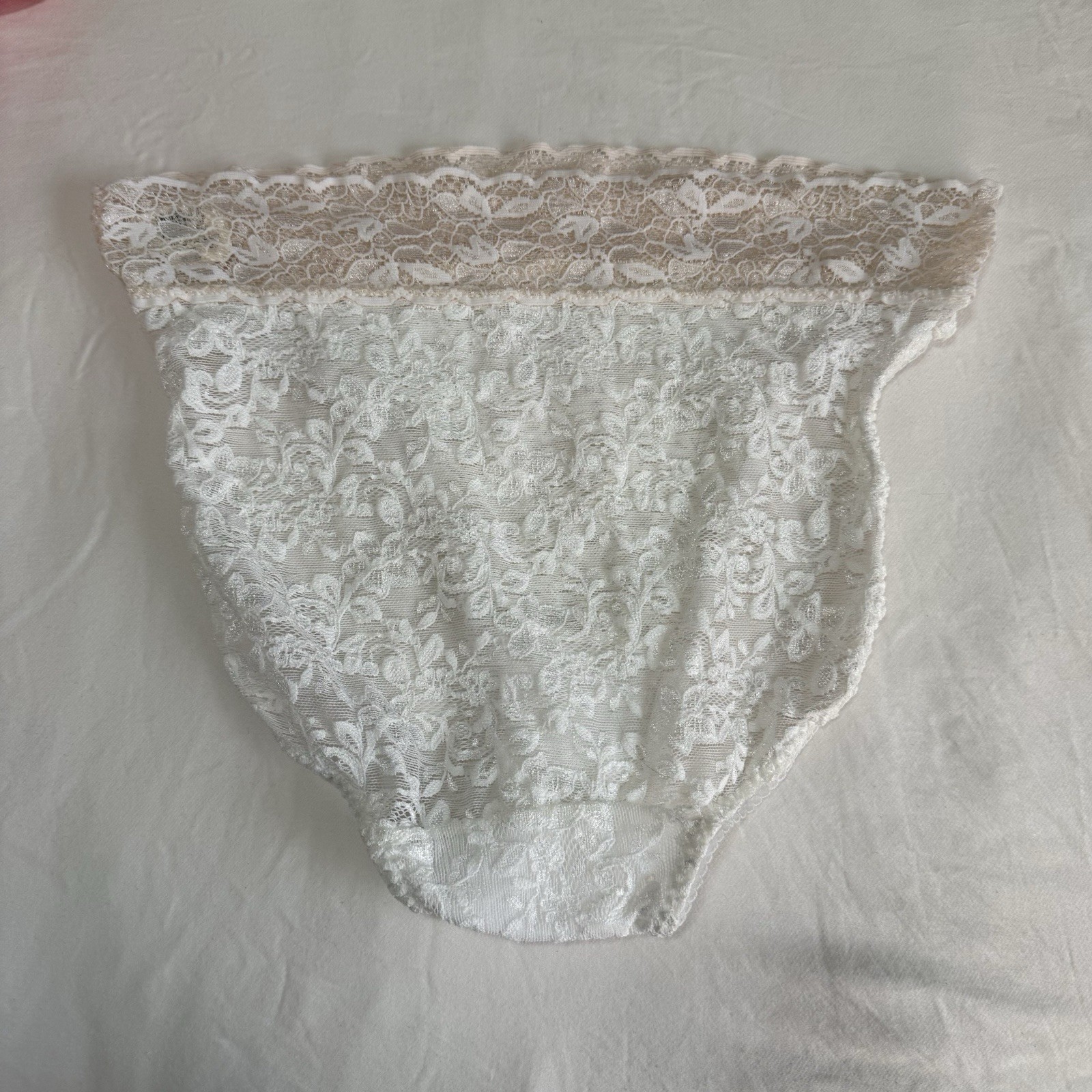 Vintage 80s / 90s Victoria Secret Gold Label Lace Panty NWT Size 6