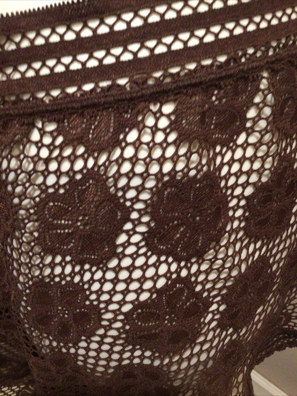 Aerie Brown Floral Lace Boy shorts Panty Size XL New With Tag