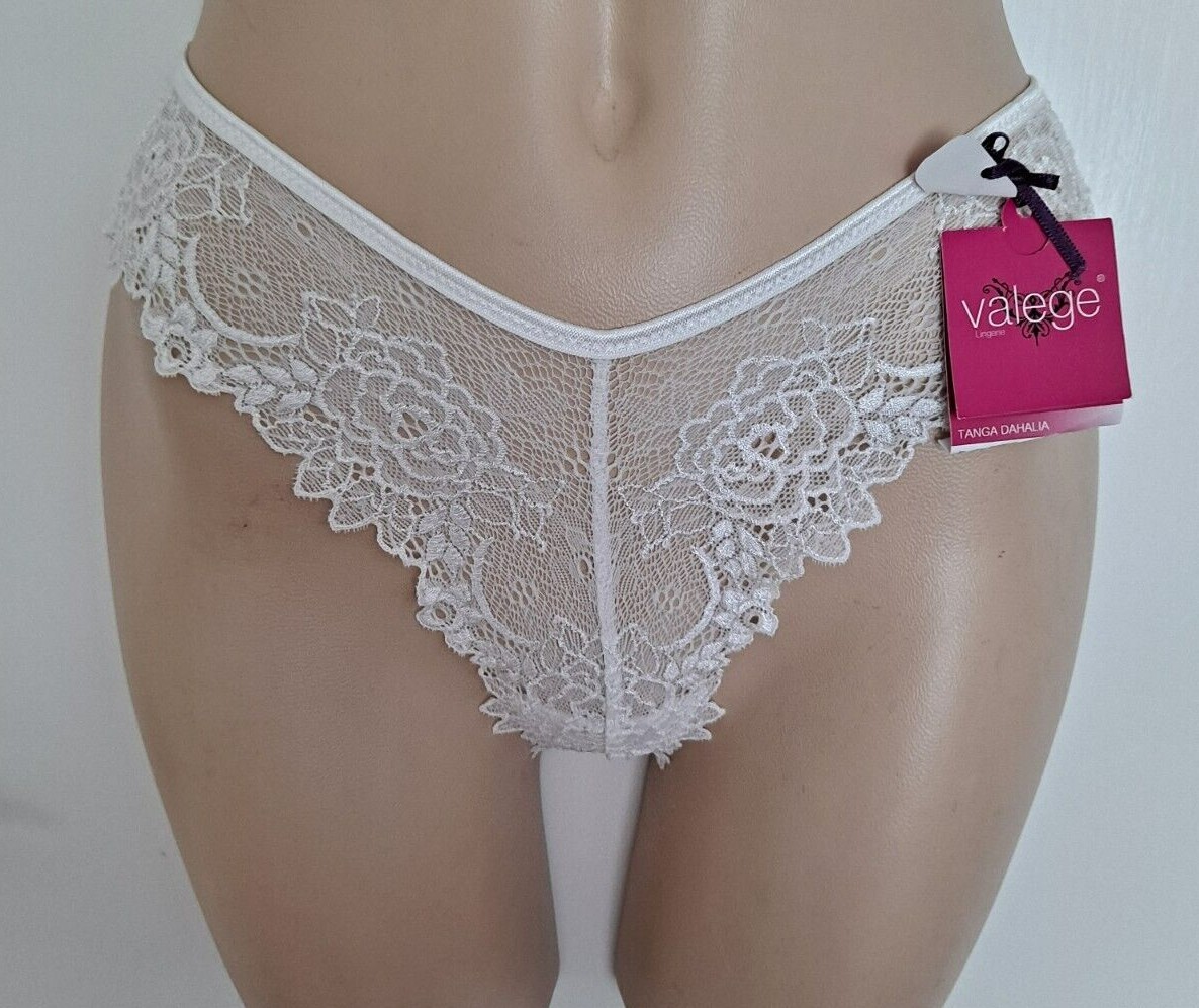 Valege Lace Tanga Briefs Knickers Panties Style Dahalia Assorted Colours & Size