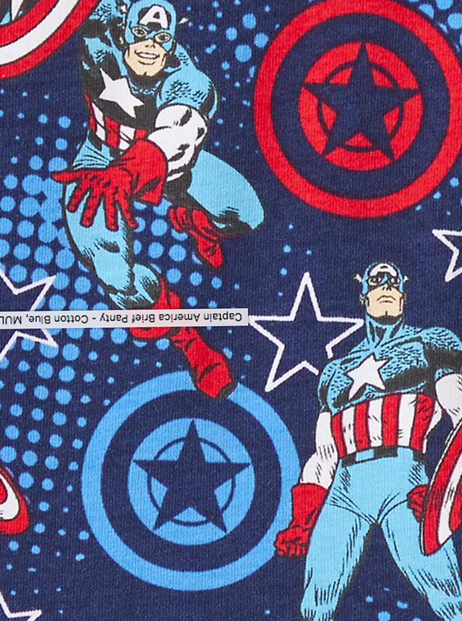 Torrid Captain America Brief Panty Plus Size 00 (XS) Mid Rise Cotton Marvel New