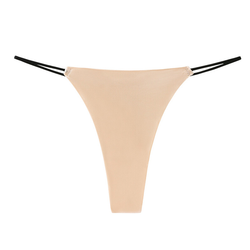 1/6 Pack Lot Womens Satin Panties String Thong Bikini No Show Seamless Underwear