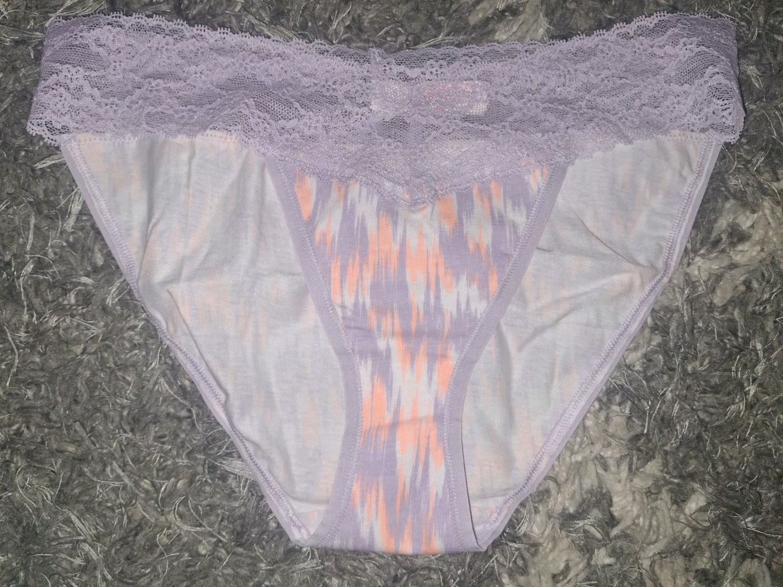 VS Vintage Lace Trim String bikini NEW size Medium Multi Colored