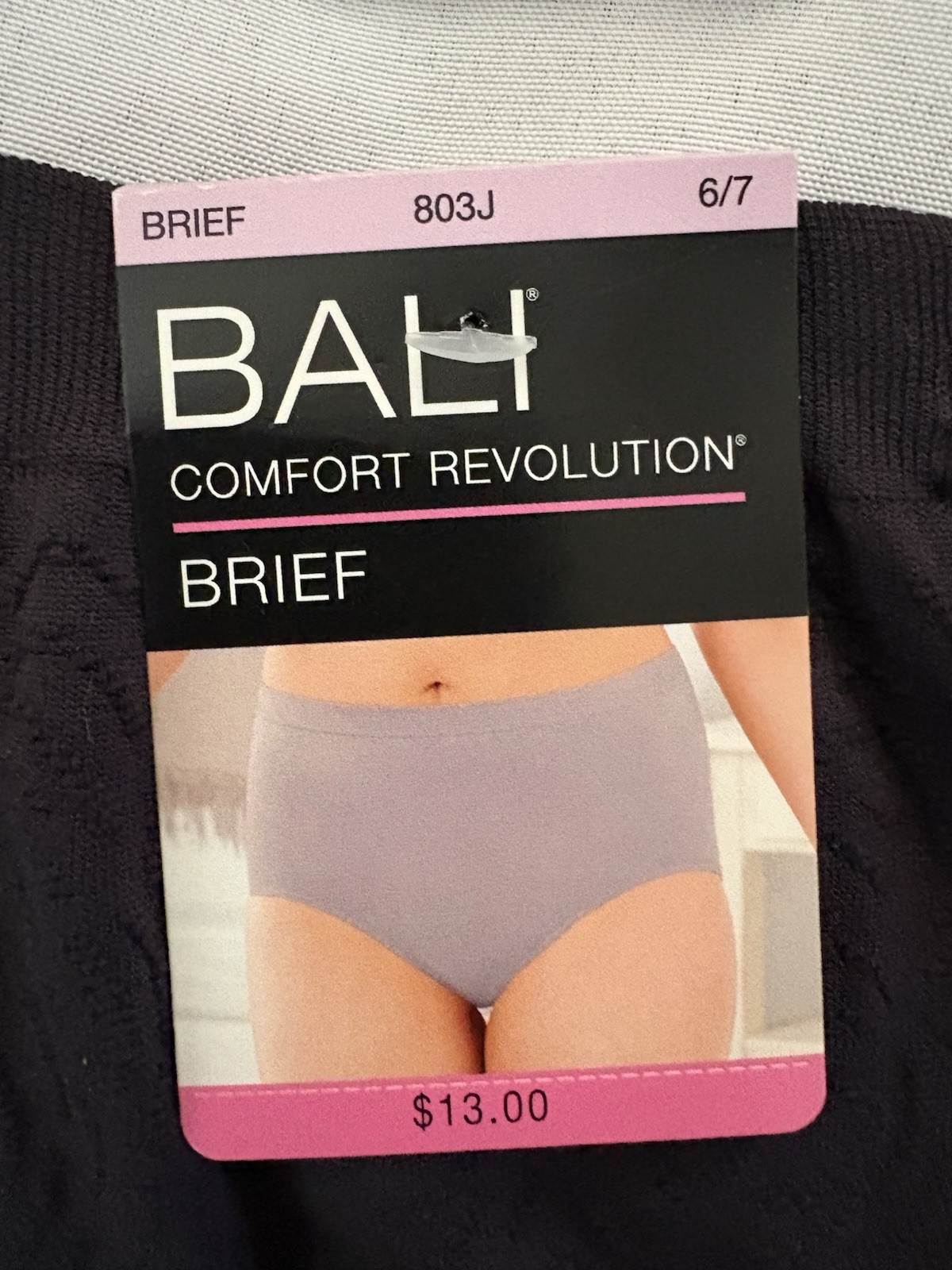 NEW Bali Comfort Revolution Bali Briefs 2 Pack Style 803J Womens Panty Size 6/7