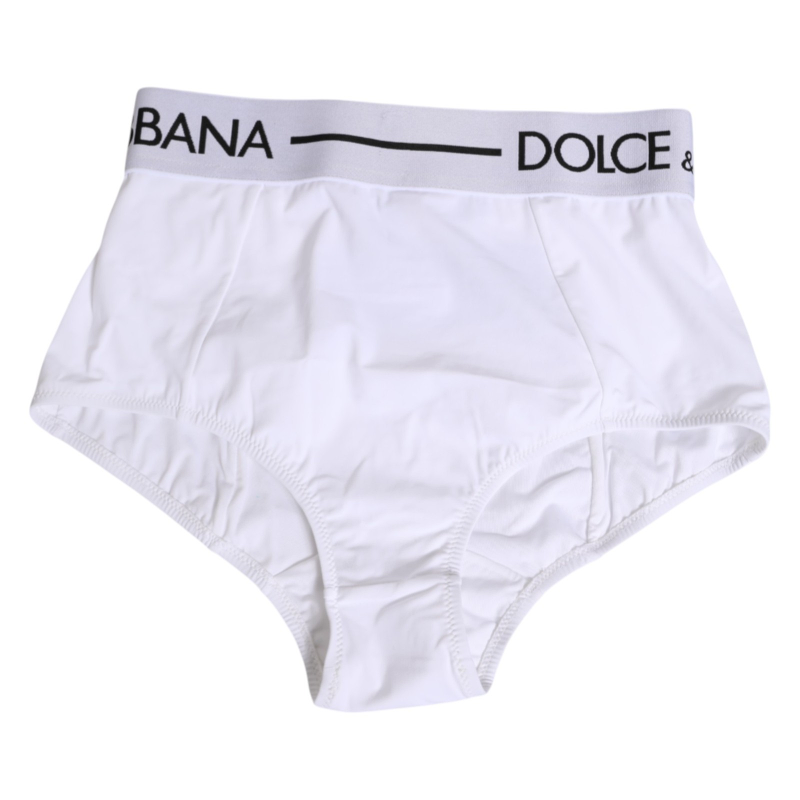 DOLCE & GABBANA Underwear White Nylon Logo Waistband Panty IT40/US6/S RRP 340usd