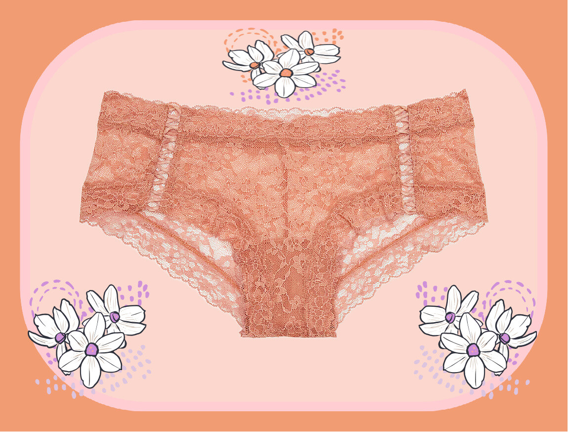 XS S M L XL XXL Rose Blush FLORAL LACEUP THE LACIE Victorias Secret CHEEKY Panty