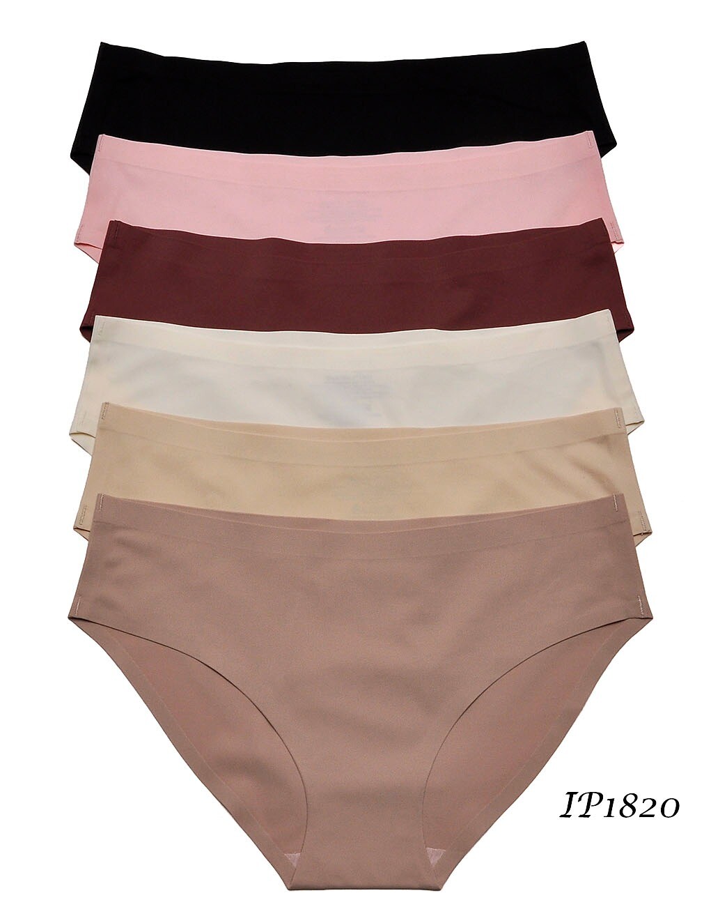 3/6 Women No Show Bikini knickers G-String Panties Brief Lingerie Underwear 1820