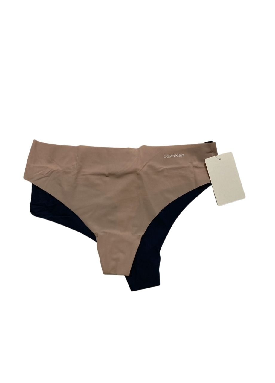 CALVIN KLEIN Invisibles Seamless Thong Panties, 2 Pack ASSORTED M