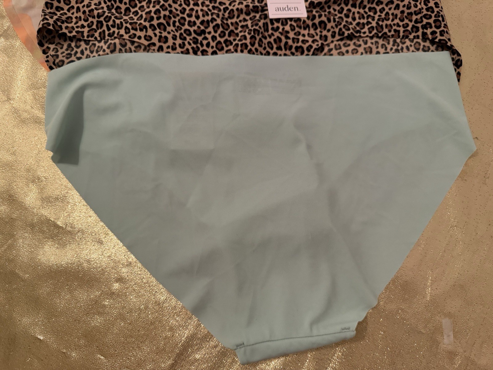 NWT Auden 5 Pairs Stretchy Invisible or Bonded Edge Bikini Panties Size M (8-10)