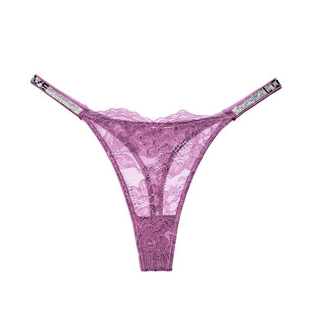 Women’s Sexy Lace Low Waist Thongs Panties Intimate G-String Briefs Underwear