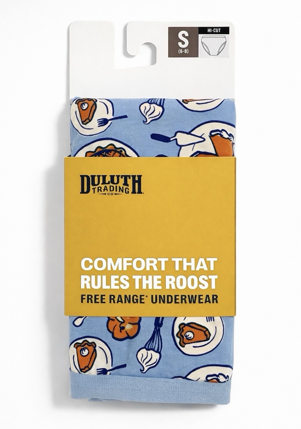 Duluth Women’s Free Range Underwear Hi-Cut Brief/Pumpkin Pie Small (6-8) NWT