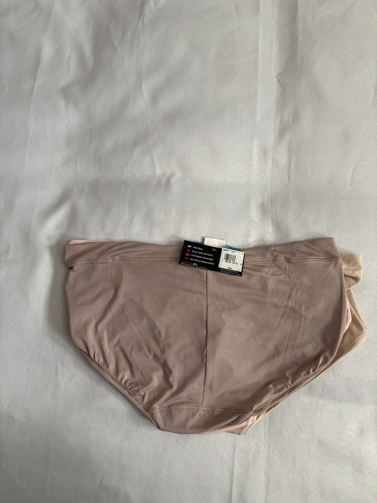 NEW Maidenform Everyday Luxe Bikini Panties XLarge Multi-Color DM3TBK 3 Pair