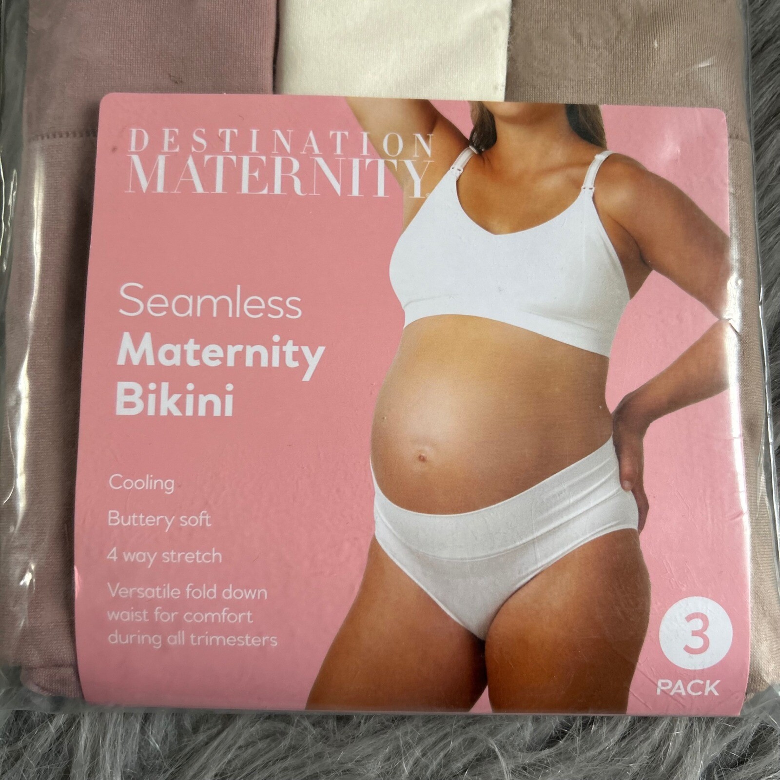 Destination Maternity Seamless Bikini Womens Size XXXL Cooling Buttery Soft NEW