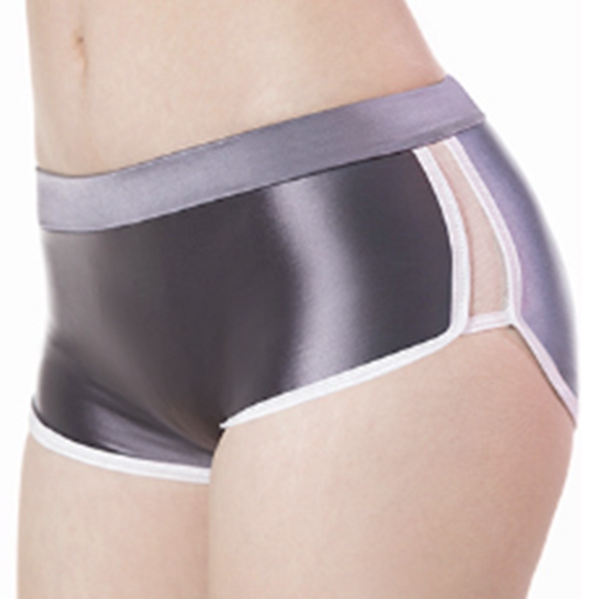 Stretchy Safety Shorts Sexy Lingerie Women’s Underwear Dark Gray Panties