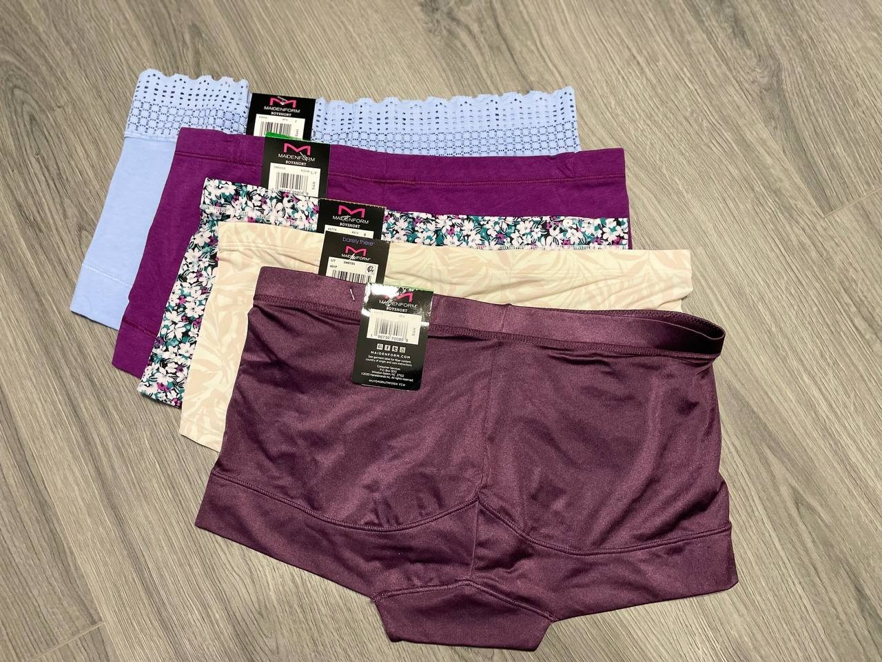 Maidenform Fits Like A Dream Boyshorts, Panties Multicolor New