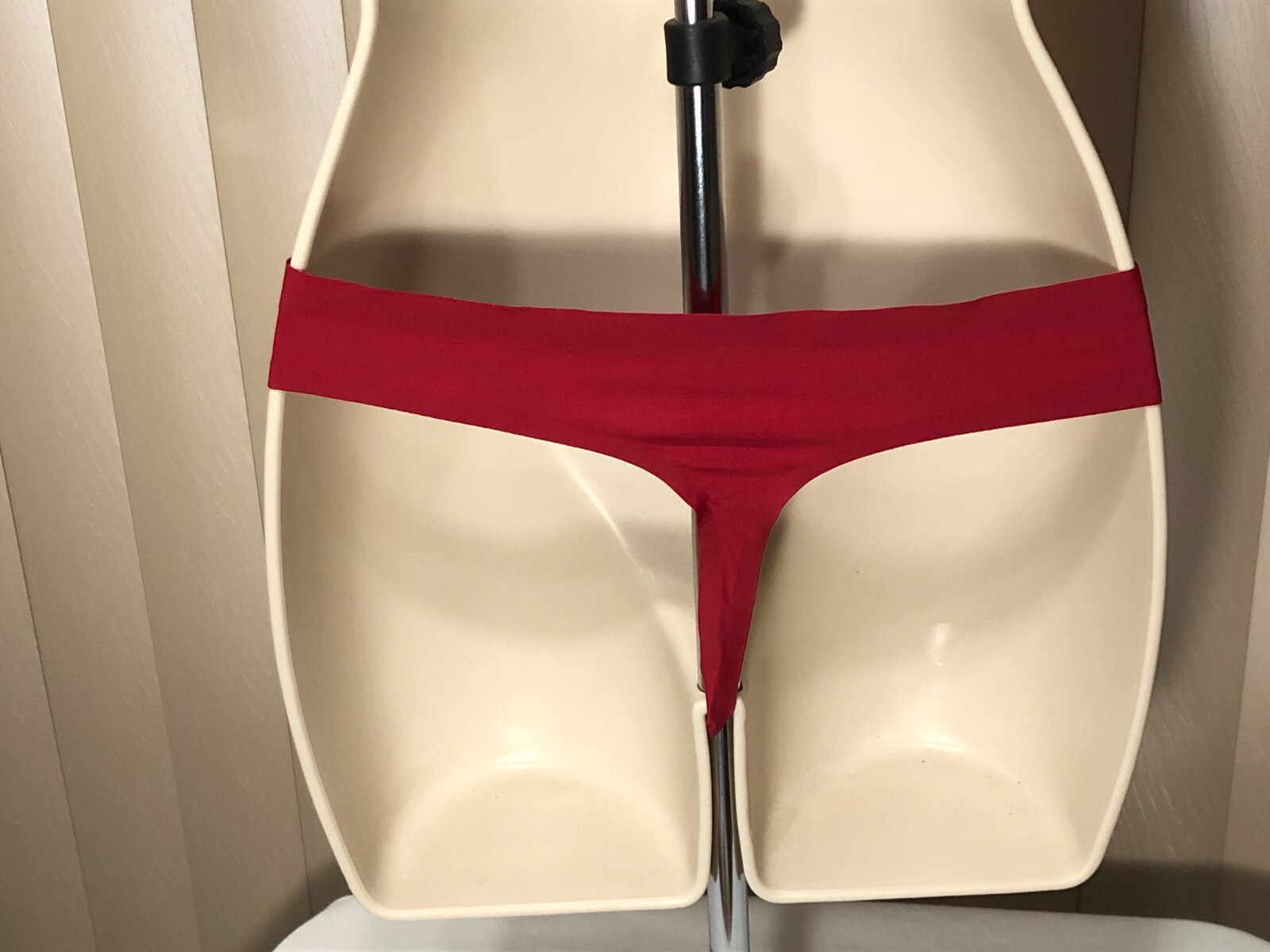 Honeydew Womens Thong Underwear M Lace & Laser Cut Black Red Pink Plaid 3 Pair