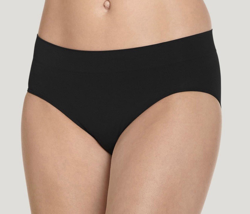Jockey 3-Pack Size 9/XXL Black/Burgundy/Beige Underwear Ecco SeamFree Hipsters