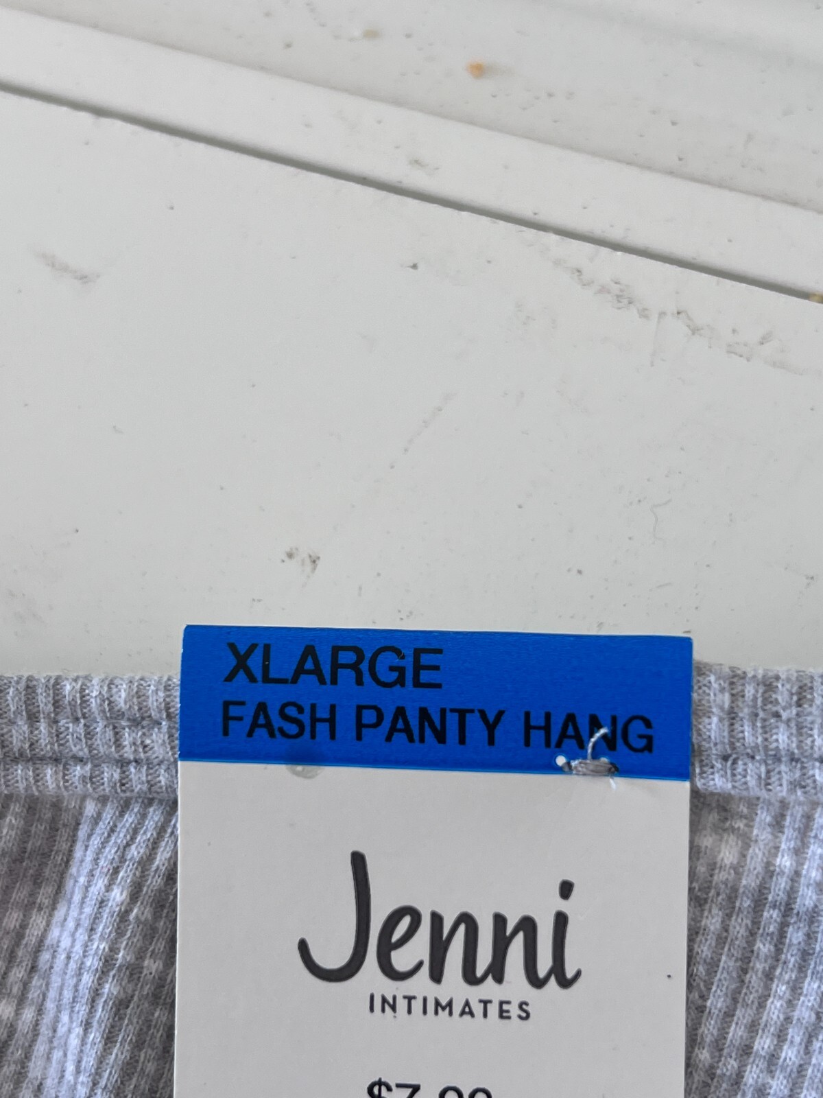 New Jenni Women’s Ribbed Hipster Underwear Gray Heather Size XL