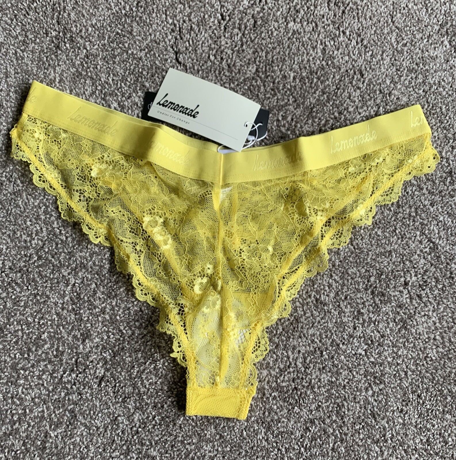 lemonade dolls The Picot Lace V-Brazilian Size M (14 – 16) Brand New