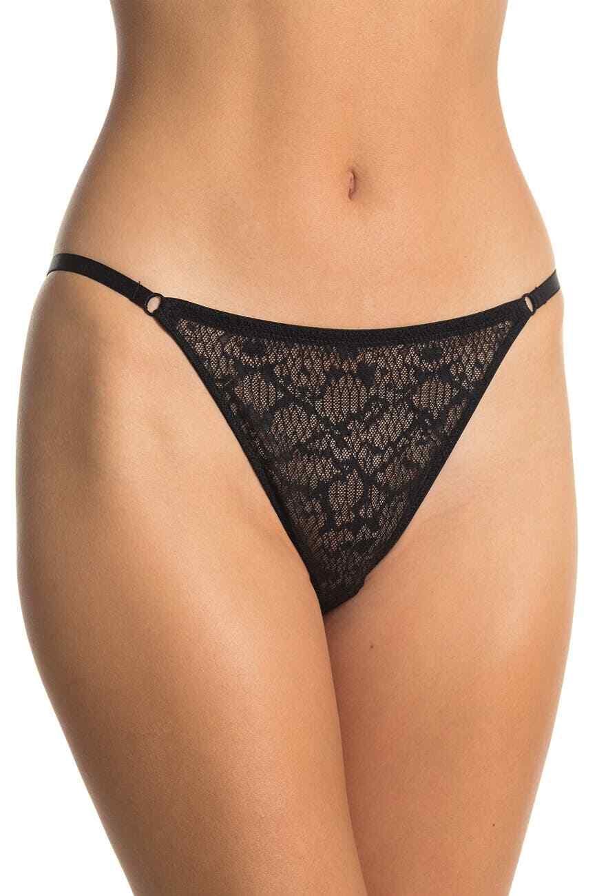 Free People NEW Tameeka Lace High Waisted Undies Black Sheer OB1151771