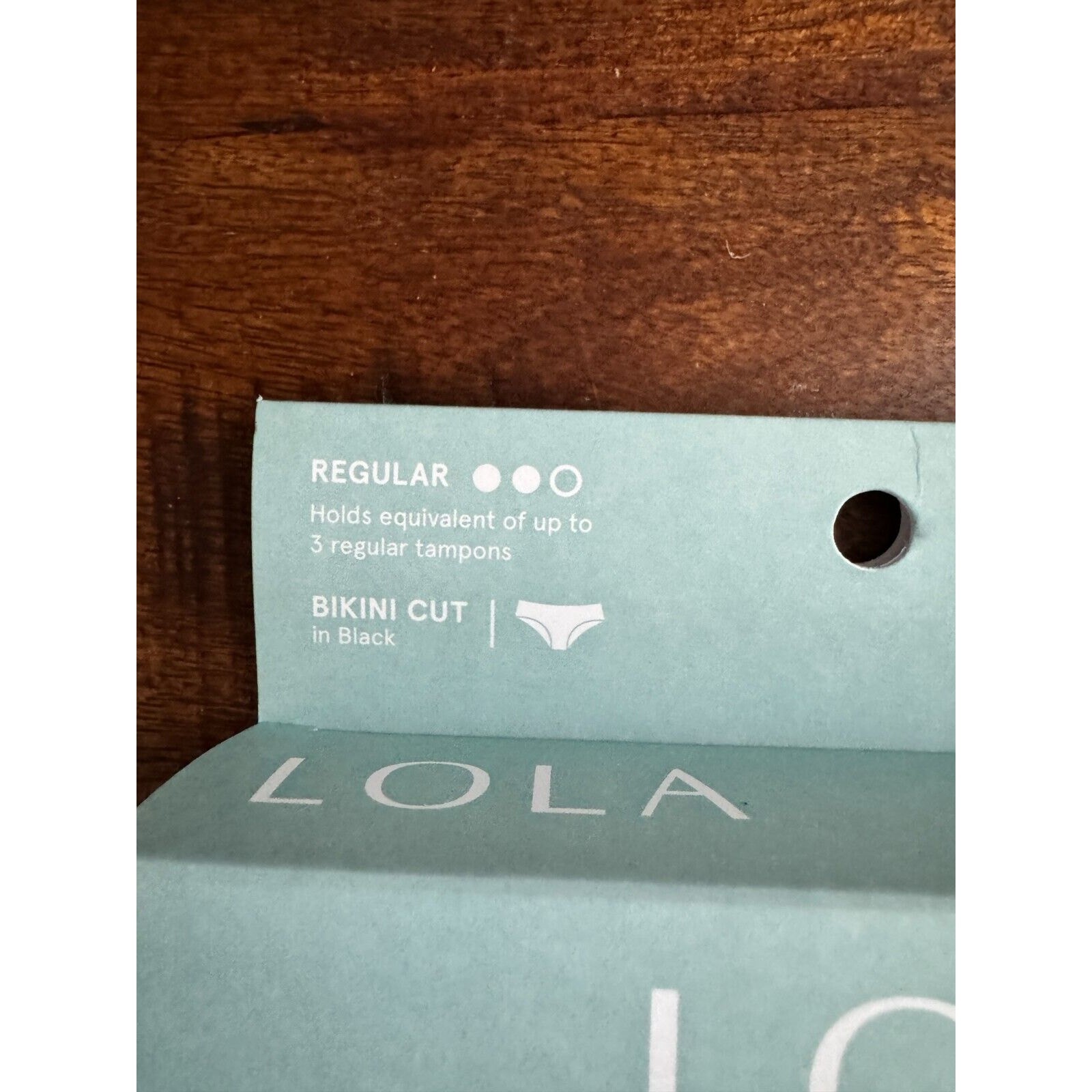 LOLA Washable Period Underwear BIKINI CUT SIZE M Medium FREE SHIPPING NEW