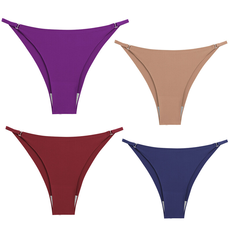 4PCS/LOT Sexy Womens G string Thongs Panties Briefs Bikinis Underwear Lingeries
