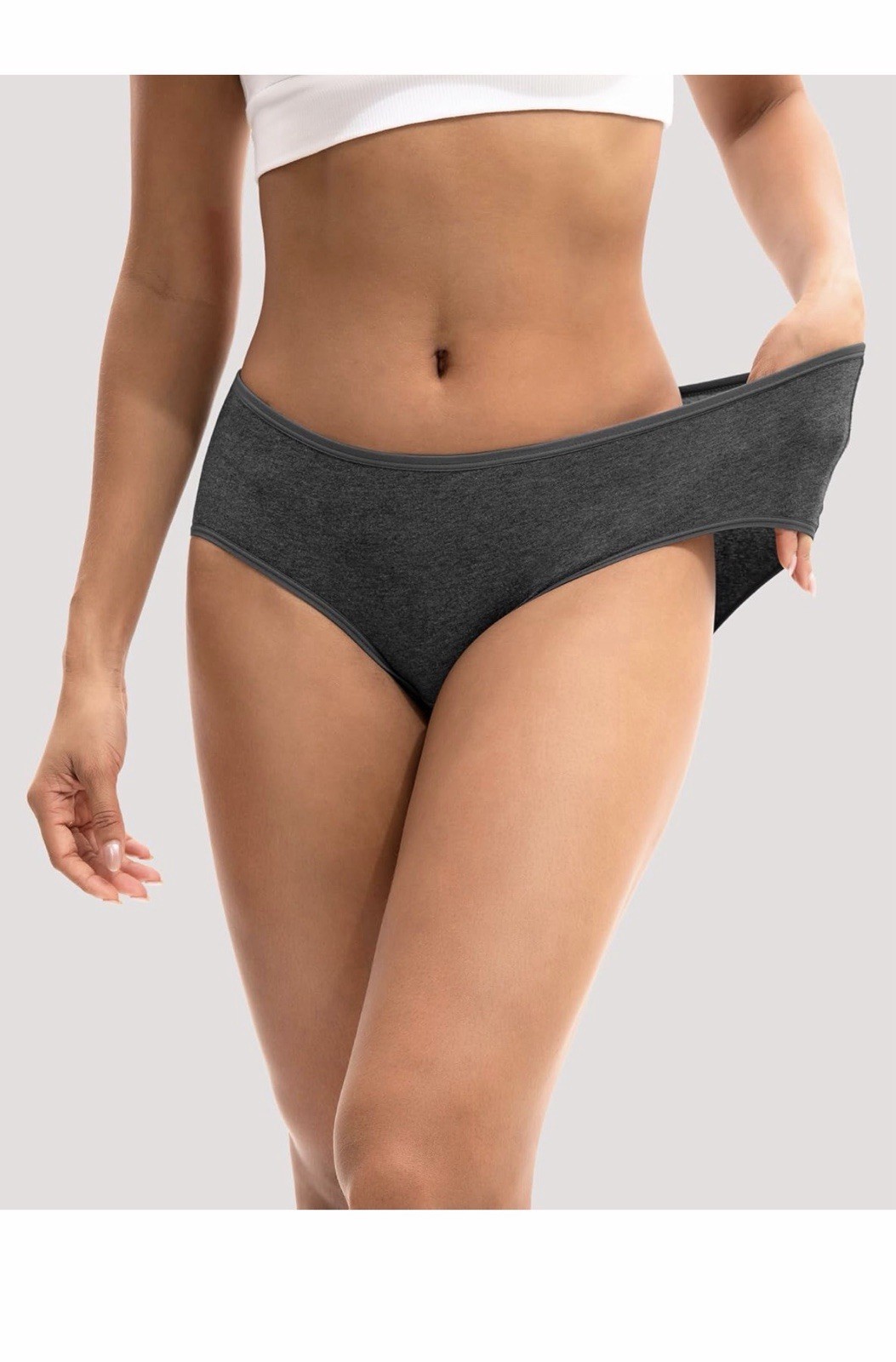 INNERSY Womens Underwear Cotton Hipster Panties Regular & Plus Size 6 Pack Small