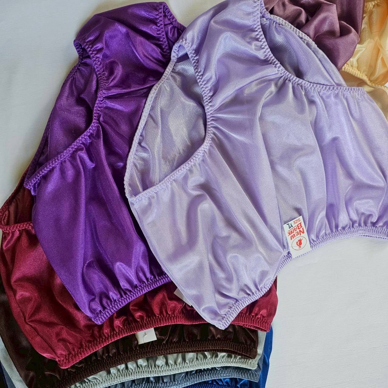 10 Nylon Underwear Granny Panties Comfort Woman Man Briefs High Waist 36″-42″ XL