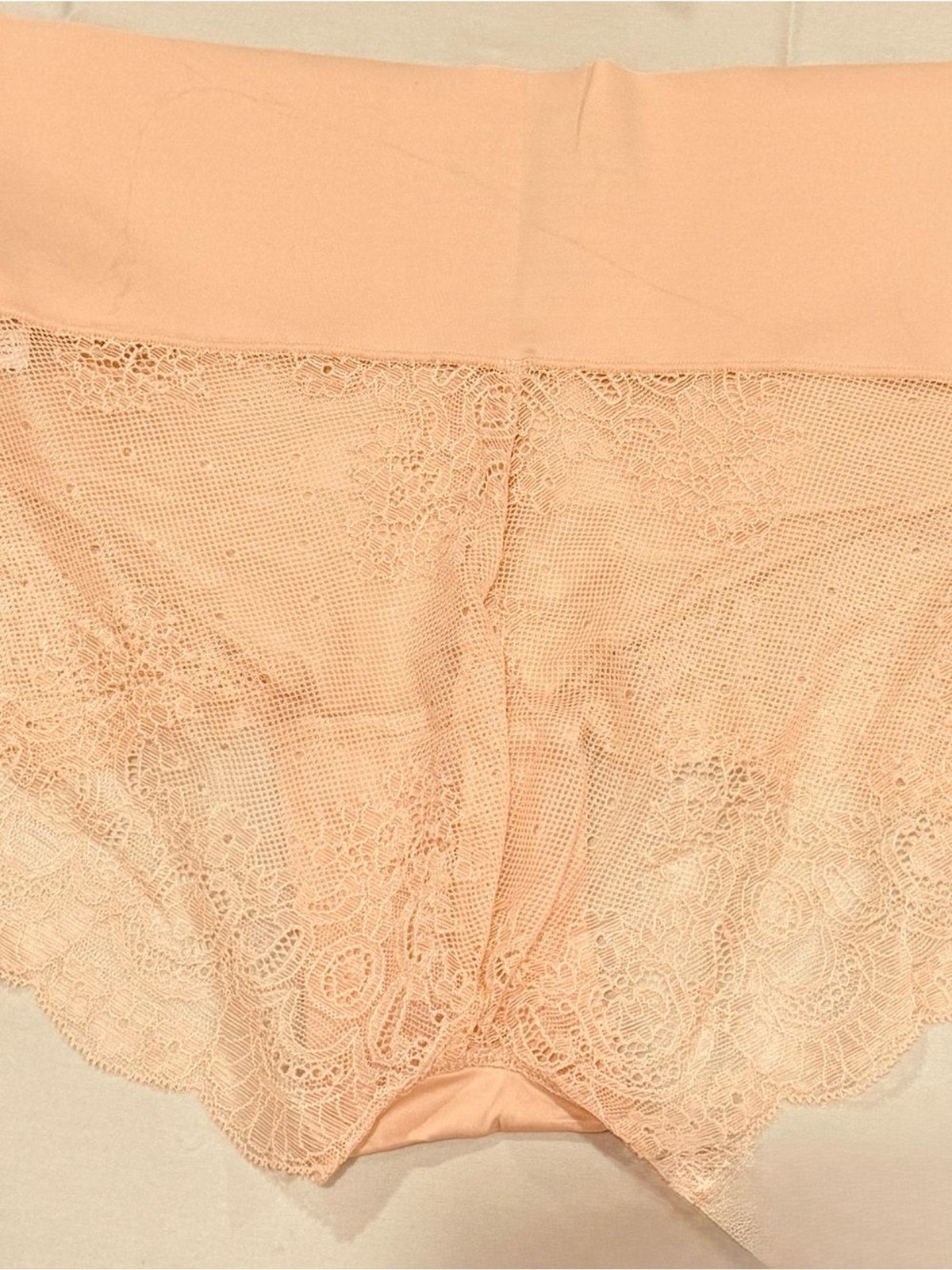 SPANX Undie-tectable Lace Hi-Hipster Panty Soft Nude Sz XL 3pr Bundle NWT