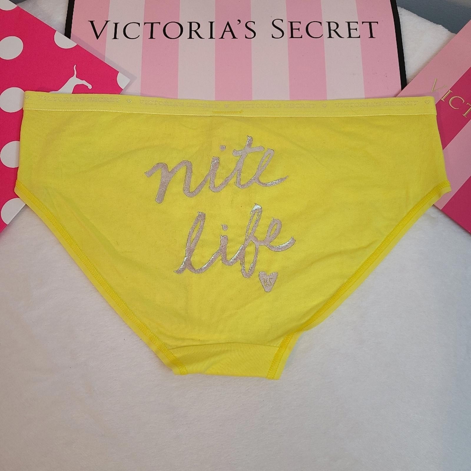 Y2K Victoria’s Secret Signature Citron Hiphugger Panty Size Sm
