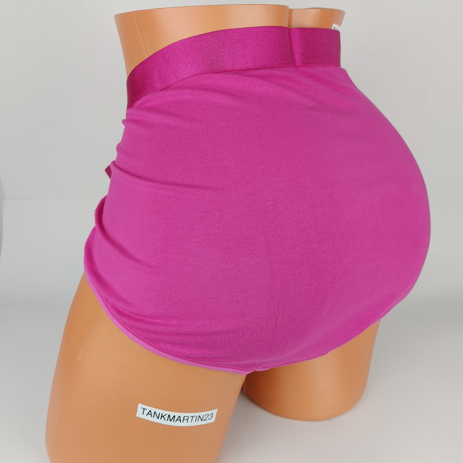 NWT LANE BRYANT CACIQUE PLUS COTTON FULL BRIEF 18/20 PANTY FUSHIA LACE HIPS
