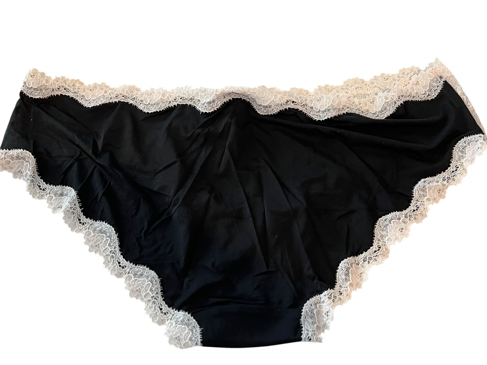 NWT Sz S/P Victoria’s Secret Panties Dream Angels Hipkini Bikini Black White