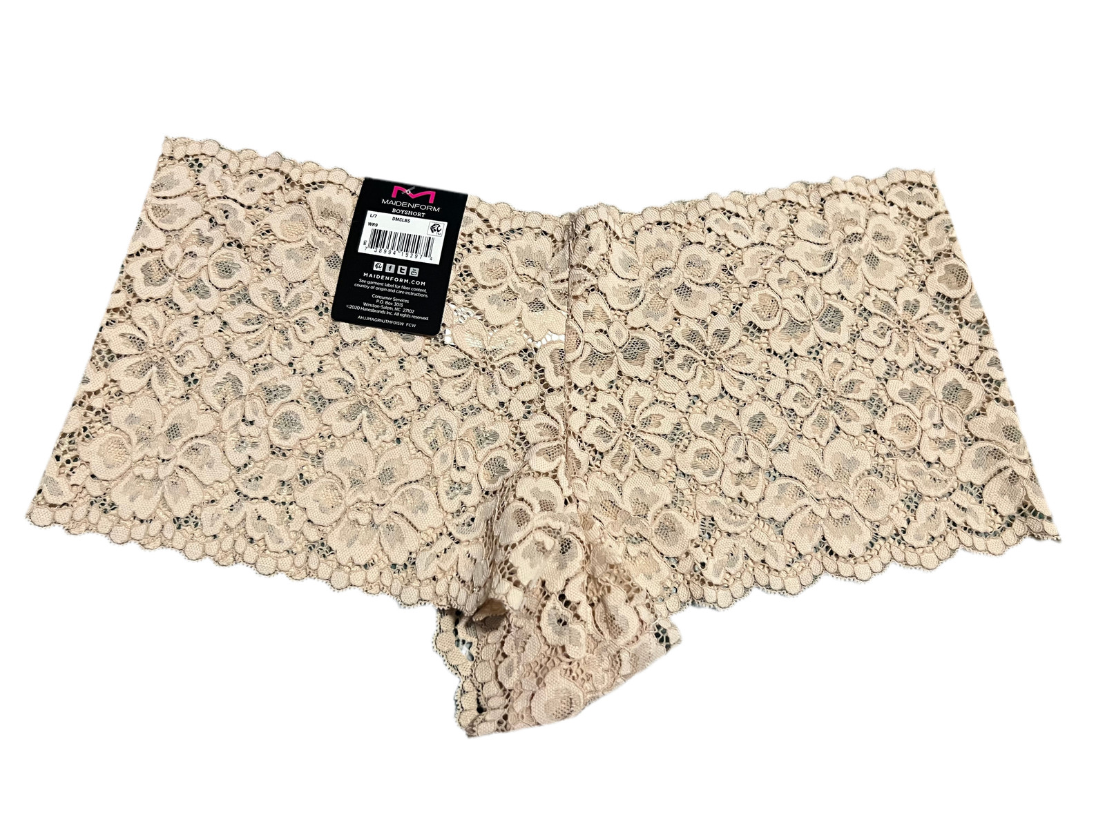 Maidenform Women’s Luxurious Lace Boyshort – L/7