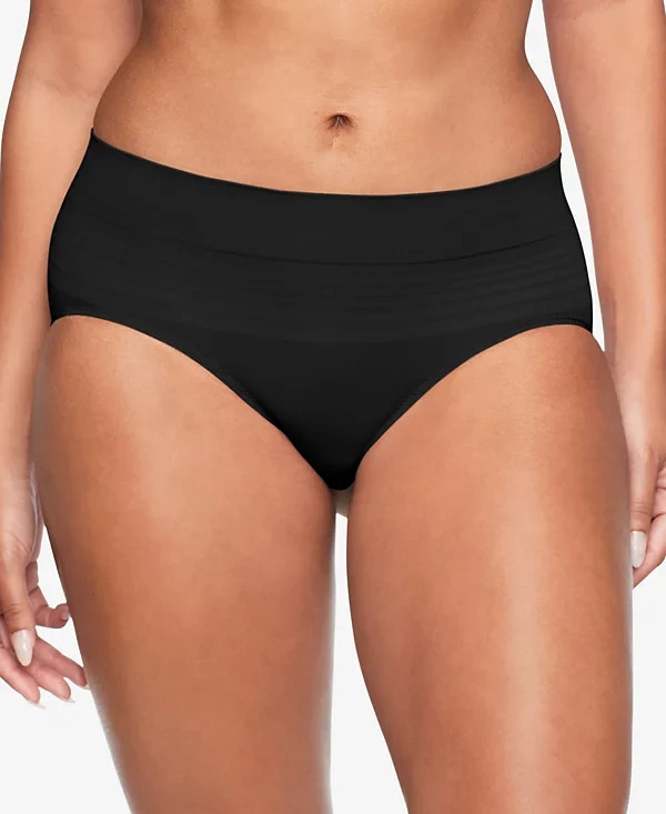 Warners No Pinching, Comfort Waist Smooth and Seamless Hipster – black – XXL