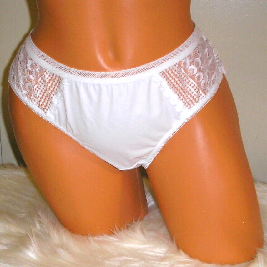 Panties Lingerie White Lace Back & Side Cheeky XL Adult Gift