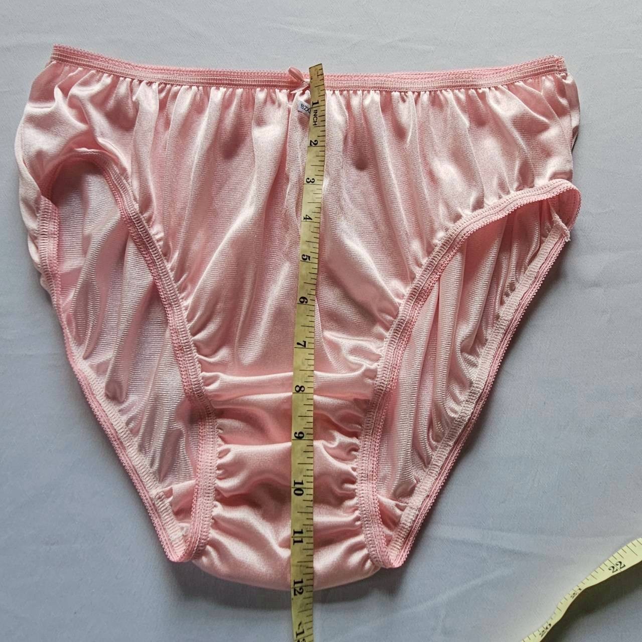 6 Plus Bikini Underwear Nylon Woman Panties Soft Smooth Briefs Mid-Waist/Mix/2XL