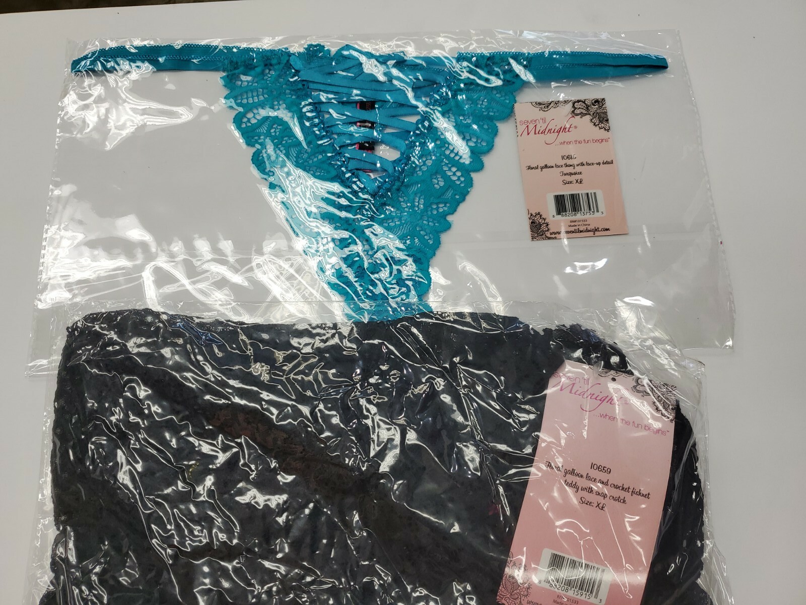 Seven Til Midnight Lace Panty & Teddy Size XLarge