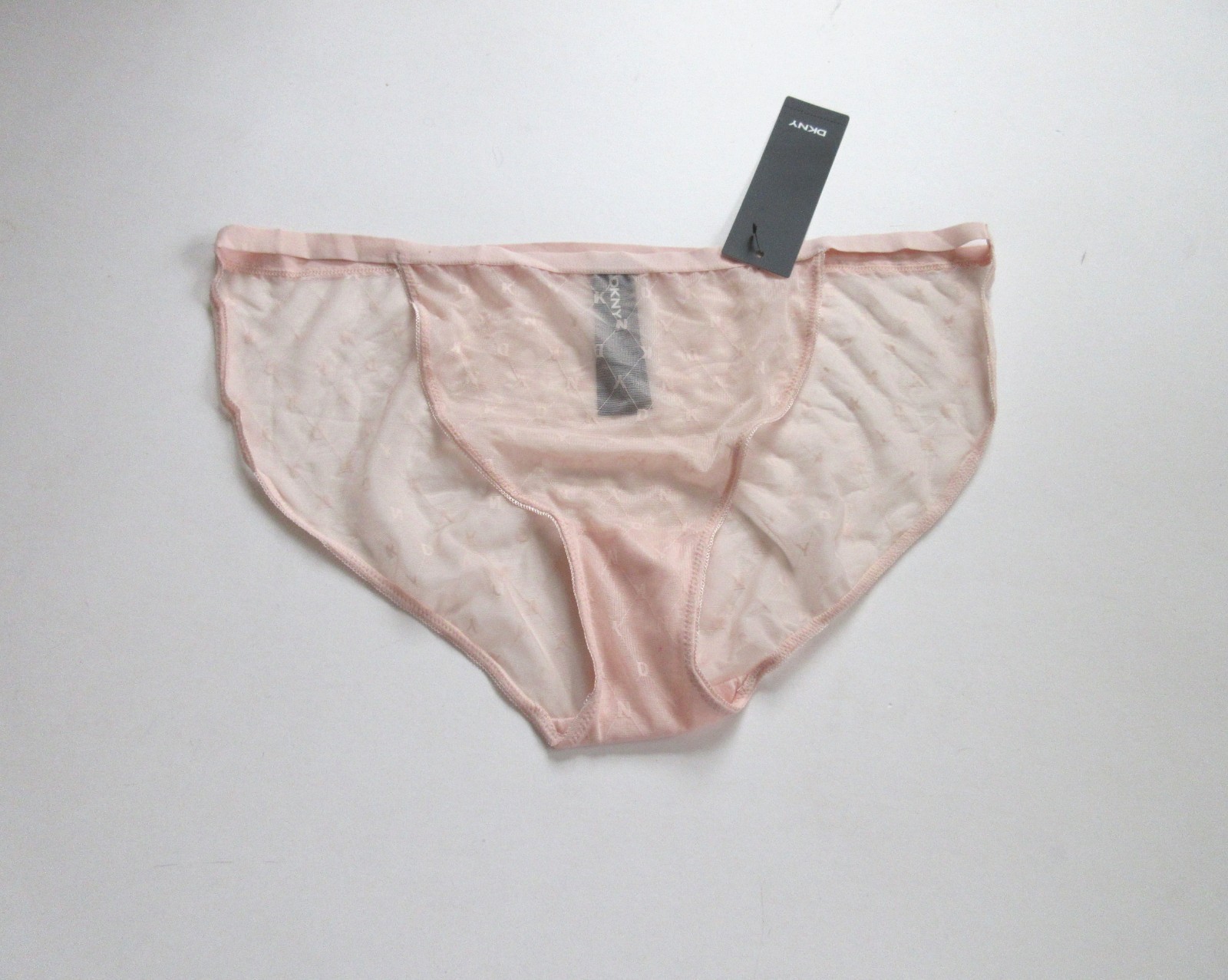 DKNY Monogram Mesh String Bikini Panty DK5030 XL MSRP $14.00 NWT