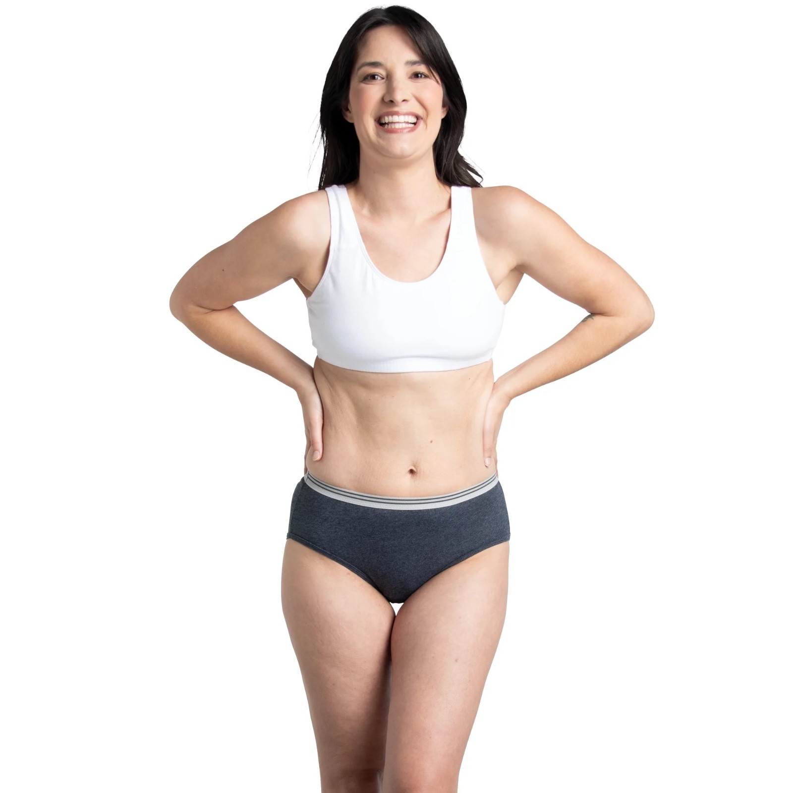 6-Pack Women’s Size 7 Large Fruit of the Loom Low Rise Briefs Underwear Assorted