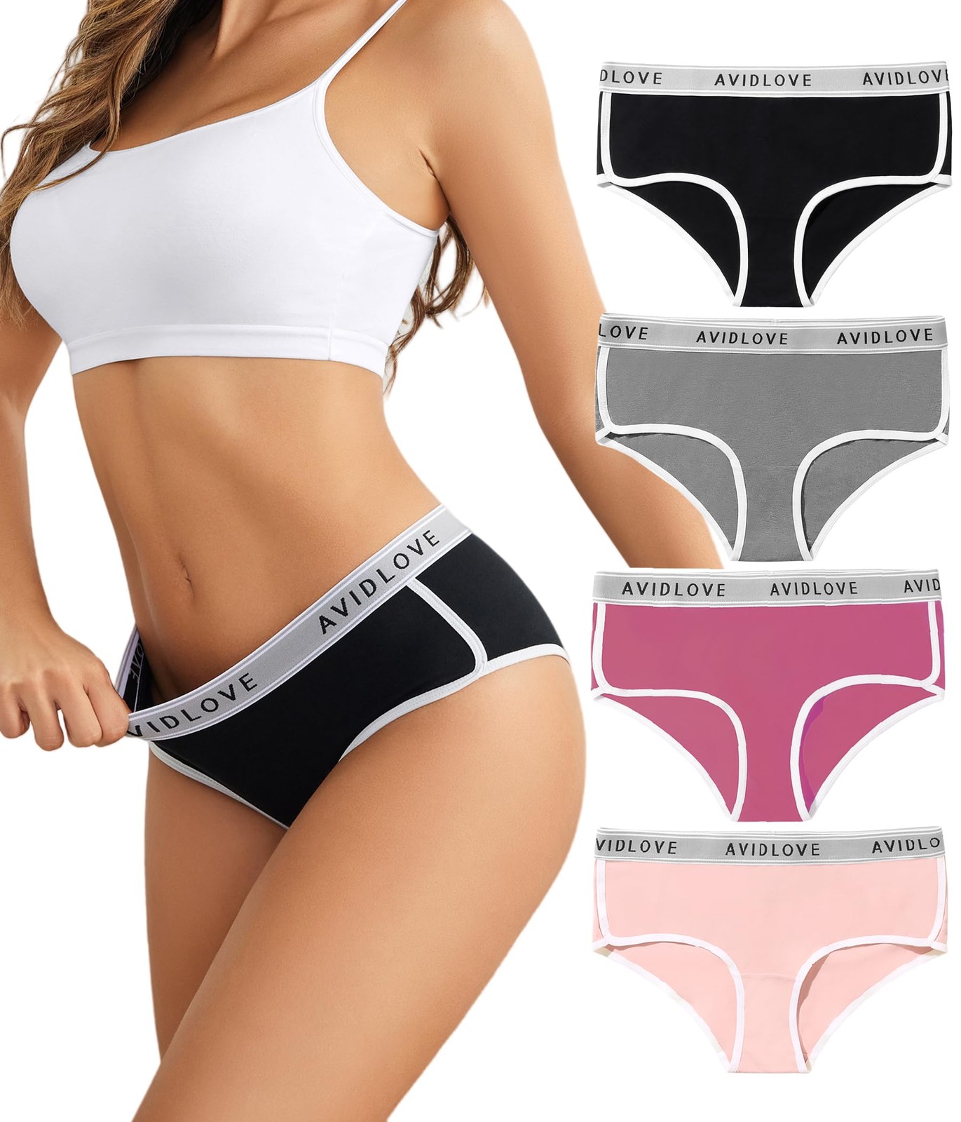 Avidlove Cotton Underwear for Women Sexy Panties Size L