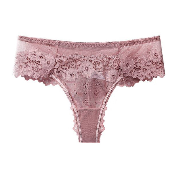 5 Pack Lot Sexy Ladies Womens Lace Panties Thongs Briefs Sheer French Underwear