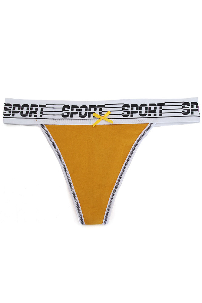 ScarvesMe 12 pack Women’s Assorted Sport Band Cotton Comfy Sexy Thong Panties