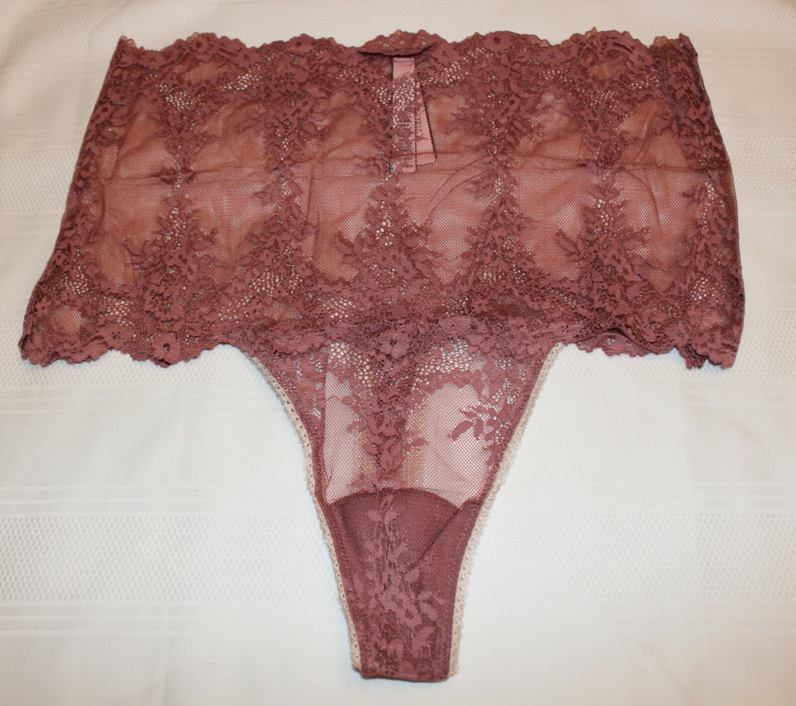 Victoria’s Secret Dream Angels High Waist Thong Panties – XL – Vintage Rose